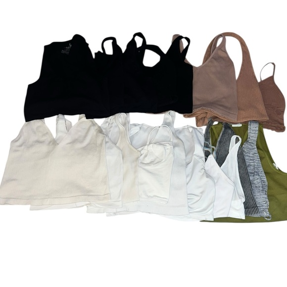 Bralettes Lot of 19Free People Indah BDG Only Hearts & MoreSmall-Large